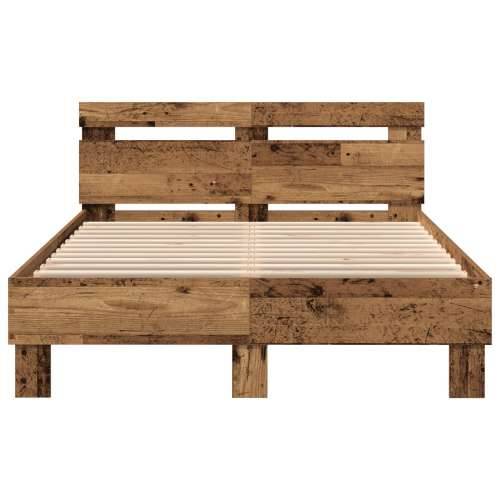 Krevetna okvira od konstruiranog drva Staro drvo Drvo 135 x 190 cm Cijena