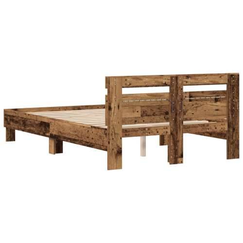 Krevetna okvira od konstruiranog drva Staro drvo Drvo 135 x 190 cm Cijena