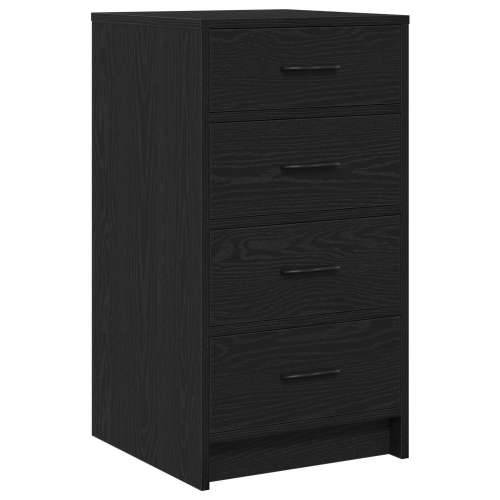 Set od 3 toaletna stola s LED crnog konstruiranog drva Cijena