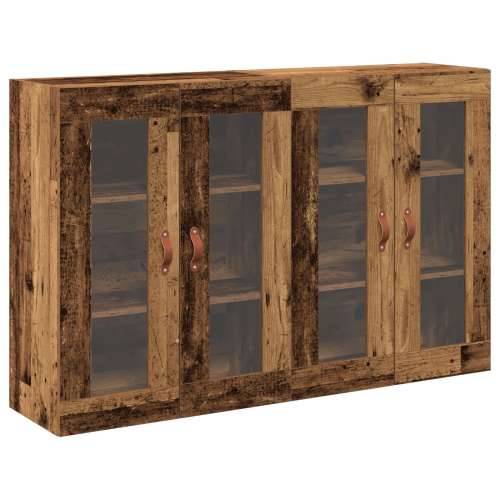 Kabineti montirani na zid 2 kom Staro drvo 139 x 34 x 90 cm Obrađeno drvo Cijena