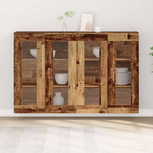 Kabineti montirani na zid 2 kom Staro drvo 139 x 34 x 90 cm Obrađeno drvo Cijena