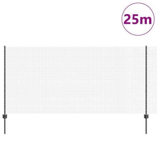 zavarena žičana ograda s 22 U stuba Siva 1.2x25 m Čelik Cijena