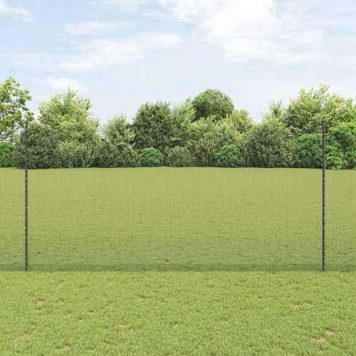 zavarena žičana ograda s 22 U stuba siva 1.6x25 m čelik Cijena
