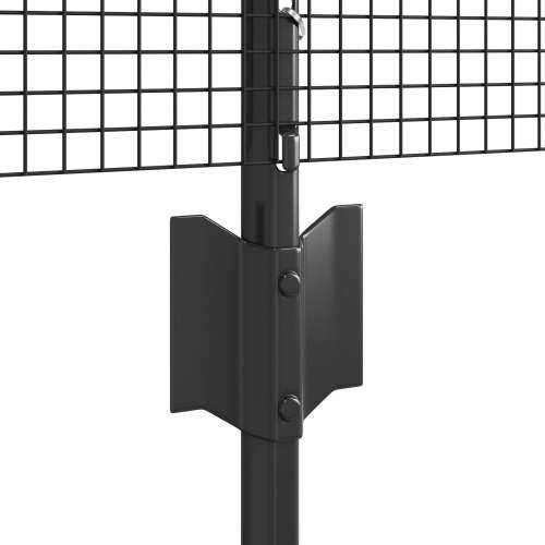 Zavarena žičana ograda s 22 U stubovima siva 0.4x50 m čelik Cijena