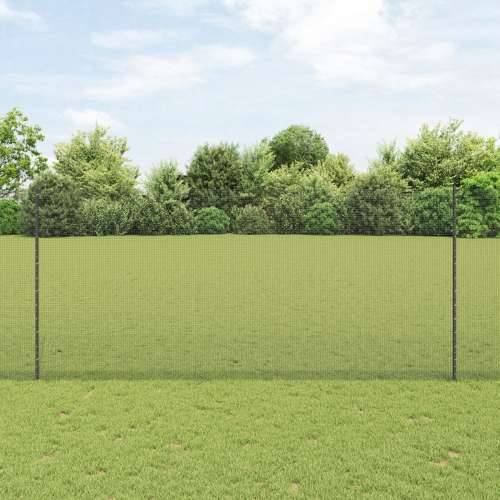 zavarena žičana ograda s 44 U stubovima Siva 1.4x50 m Čelik Cijena