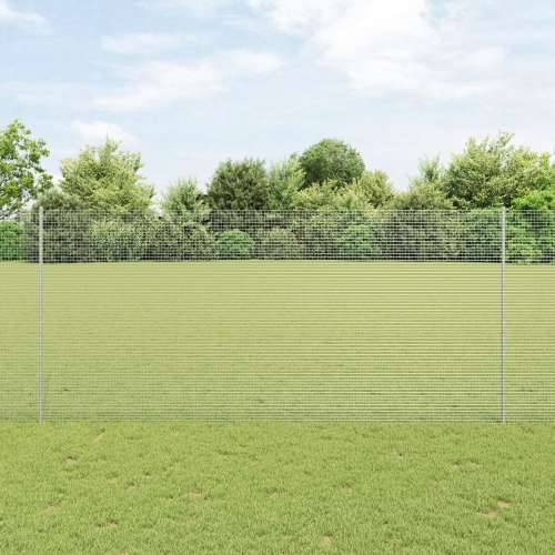 Zavarena žičana ograda s 44 U postovima Siva 1.4x50 m Čelik Cijena