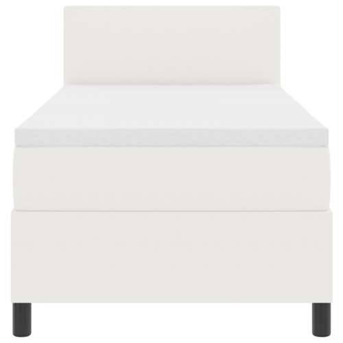 krevet s box springom s madracem krem 90x200 cm kordurovska tkanina Cijena