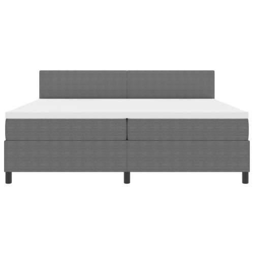 Krevet s box springom s madracem svijetlosivi 200x200 cm Kordurojna tkanina Cijena