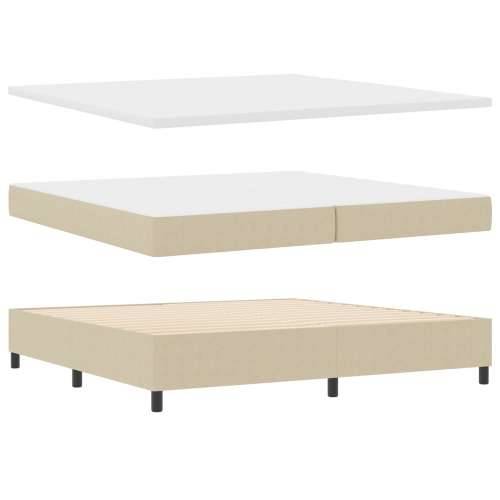 Krevet s box springom i dušekom svijetlo siva 200x200 cm baršun Cijena
