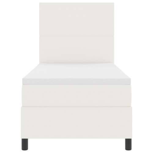 okvir kreveta s madracem krem 100x200 cm tkanog velura Cijena
