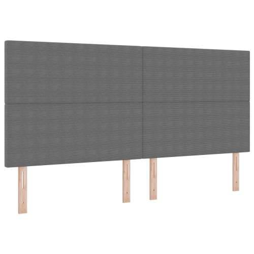 krevet s podlogom s madracem svijetlo sivi 200x200 cm korduroj tkanina Cijena
