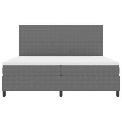 krevet s podlogom s madracem svijetlo sivi 200x200 cm korduroj tkanina Cijena