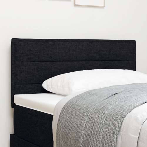 LED uzglavlje s linijama crno 80 cm tkanina Cijena