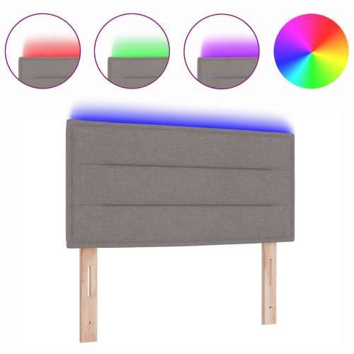LED uzglavlje linije dizajn taupe 90 cm tkanina Cijena