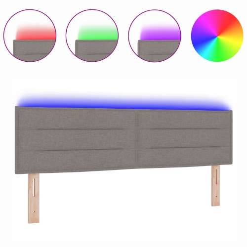 LED uzglavlje dizajn taupe 80 cm tkanina Cijena
