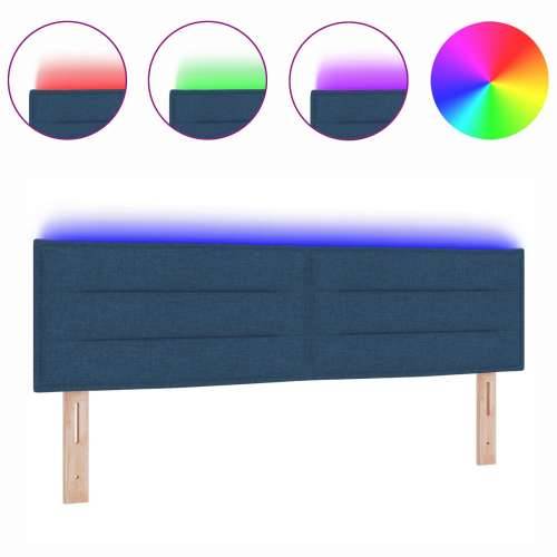 LED uzglavna daska Linije dizajn Plava 160 cm Tkanina Cijena