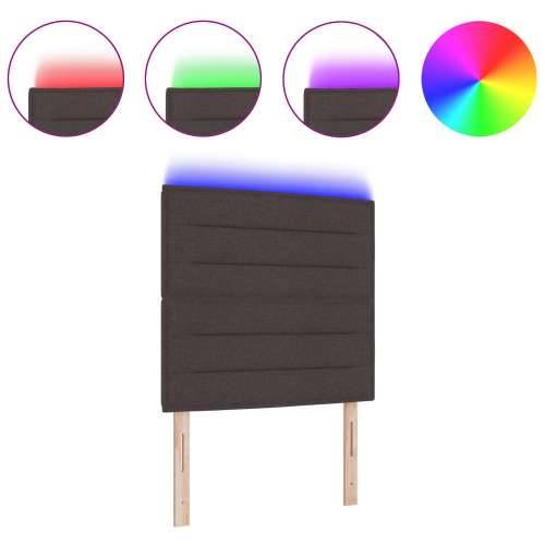 LED uzglavlje s modernim dizajnom tamnosmeđe boje 100 cm Cijena
