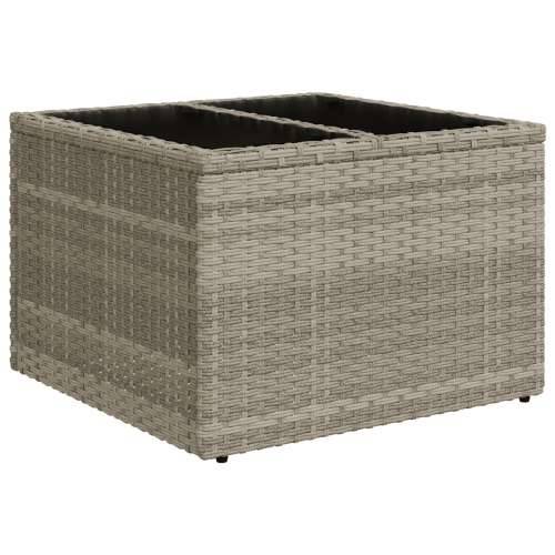 10 dijelna vrtna sofa set s jastučićima sivi poli ratan Cijena
