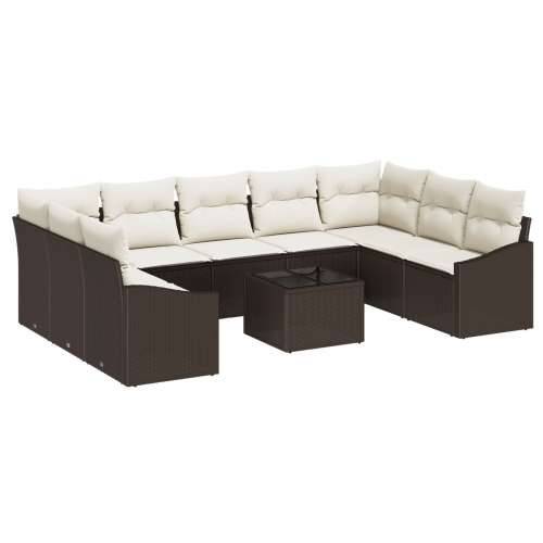 set garniture za vrt od 9 dijelova s jastucima u sivoj poli ratan Cijena