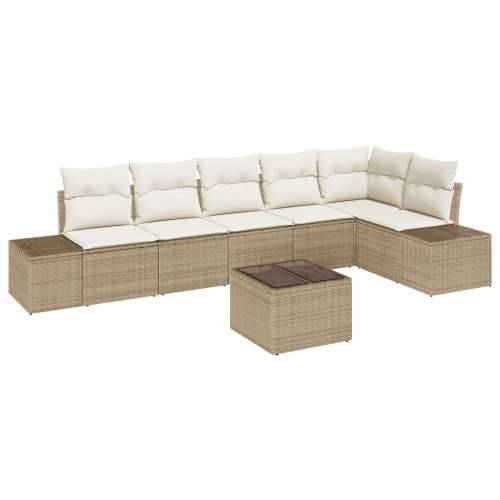 set vrtnih sofa od 7 komada s jastučićima smješak poli ratan Cijena