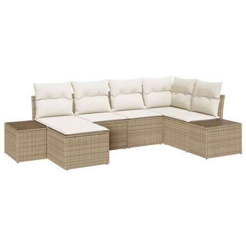 Set vrtnih sofa s jastučićima - Bež poli ratan Cijena
