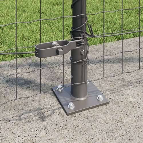 Stupovi Ograde s Baze 26 kom Ø32mm 68.5cm Cinkovani Čelik Cijena