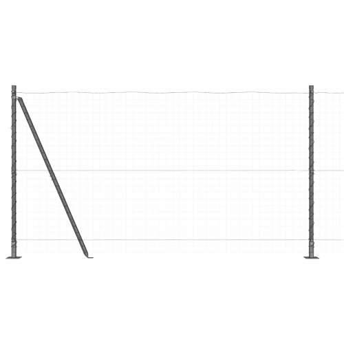 Stupovi Ograde s Baze 26 kom Ø32mm 68.5cm Cinkovani Čelik Cijena