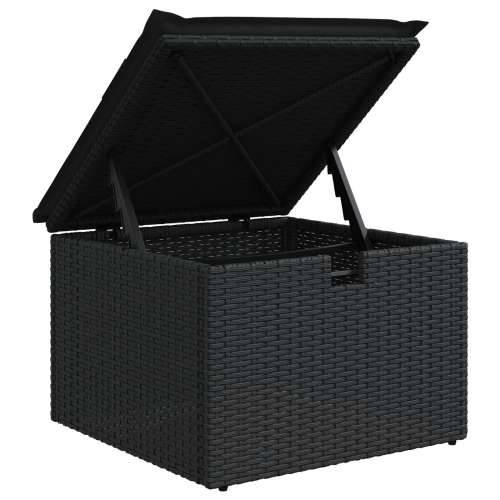 set vrtnih sofa od 8 komada s jastučićima Crna Poli ratan Cijena
