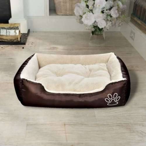 Topli krevet za pse s podstavljenim jastukom M Cijena