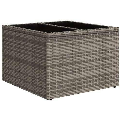 set od 6 komada vrtnih sofa s jastučićima siva poli ratan Cijena