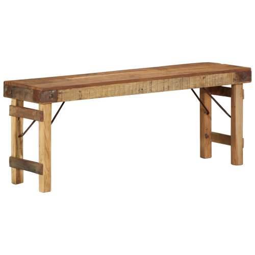 klupa 110x35x46 cm od solidnog obnovljenog drva Cijena