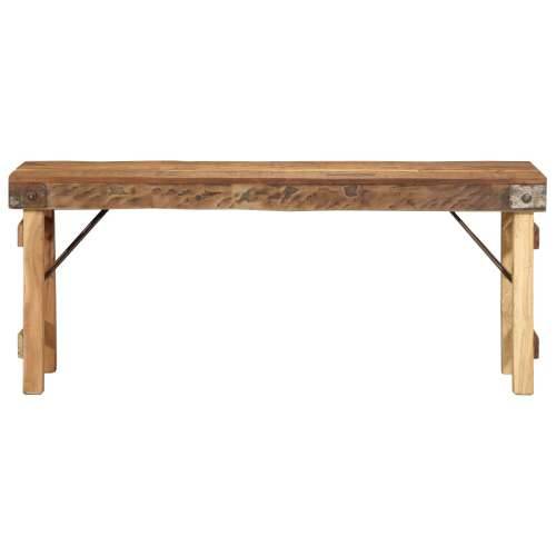 klupa 110x35x46 cm od solidnog obnovljenog drva Cijena