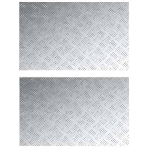 Aluminijske Pločice s Provodnom Pločom 2 kom Protuklizne 80x50 cm Cijena