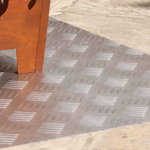Aluminijske Pločice s Provodnom Pločom 2 kom Protuklizne 80x50 cm Cijena