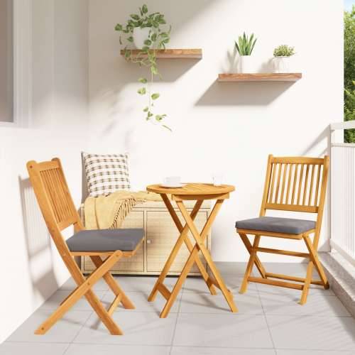 3-dijelni bistro set za vrt - Čvrsto drvo akacije Cijena