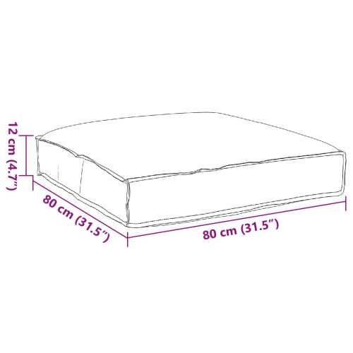 jastučić za palete za sjedenje Antracit 80x80x12 cm Oxford tkanina Cijena
