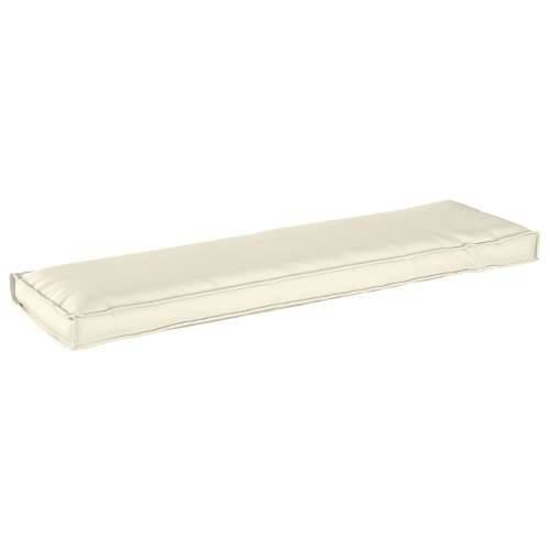 jastuk za palete za klupu krem 140x40x8 cm Oxford tkanina Cijena