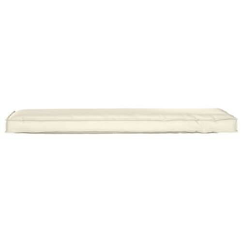 jastuk za palete za klupu krem 140x40x8 cm Oxford tkanina Cijena