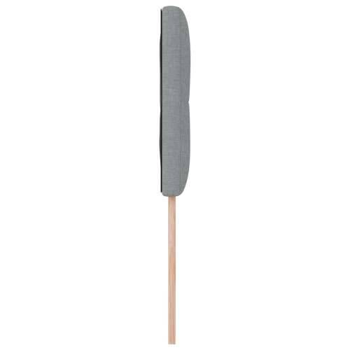 Naslon za glavu s dugmadi svjetlosivi 80 cm tkanina Cijena