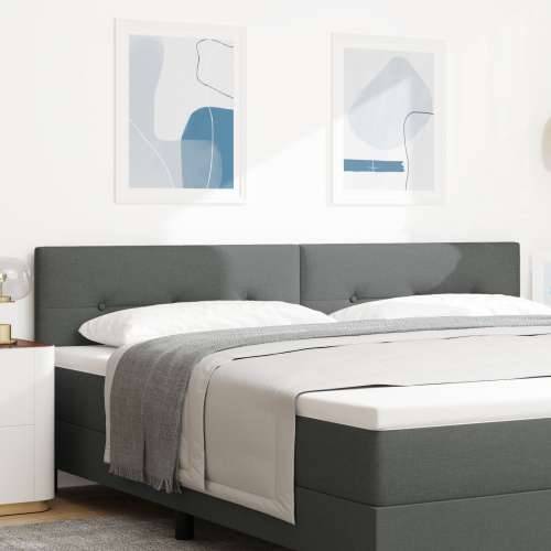 Naslon za glavu Button Tufted Tamno sivi 200 cm Tkanina Cijena