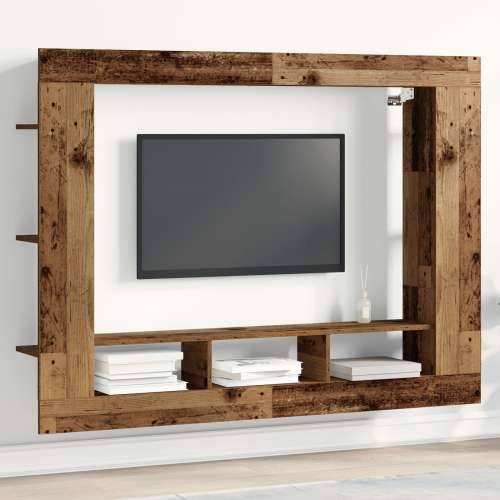 TV kabinet montiran na zid od starog drveta 152x22x113 cm Cijena