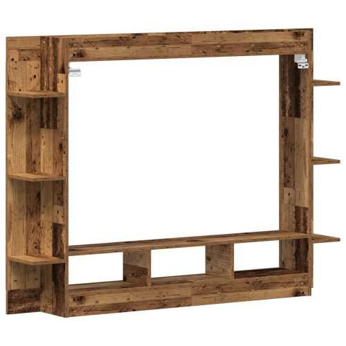 TV kabinet montiran na zid od starog drveta 152x22x113 cm Cijena