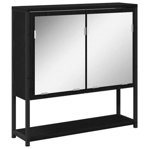 Ormar za ogledalo u kupaonici Crni hrast 60x16x60 cm Inženjerska ploča Cijena