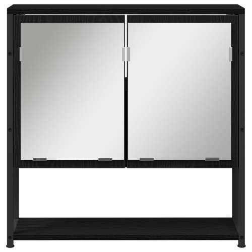 Ormar za ogledalo u kupaonici Crni hrast 60x16x60 cm Inženjerska ploča Cijena