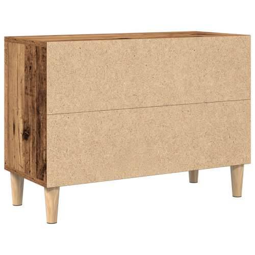 TV kabinet s drvenim nogama Starinsko drvo 69.5x30x50 cm Cijena