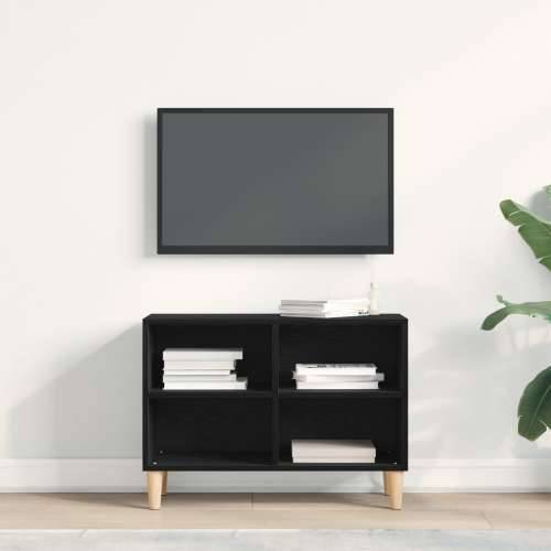 TV ormar od crnog hrasta - 69,5x30x50 cm, izrađen od konstruiranog drveta Cijena