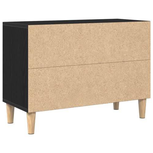 TV ormar od crnog hrasta - 69,5x30x50 cm, izrađen od konstruiranog drveta Cijena