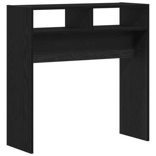 Konzolni Stol od Crnog Hrasta - 78x30x80 cm - Napravljen od Konstruiranog Drva Cijena
