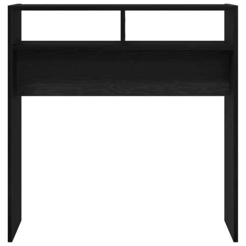 Konzolni Stol od Crnog Hrasta - 78x30x80 cm - Napravljen od Konstruiranog Drva Cijena