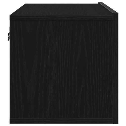 TV zidni ormari (Set od 2) - Crni hrast, 80x30x30 cm, napravljeno od konstruiranog drveta Cijena